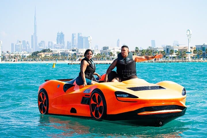 Jet Car Experience Abu Dhabi: High-Speed Car-Style Water Ride