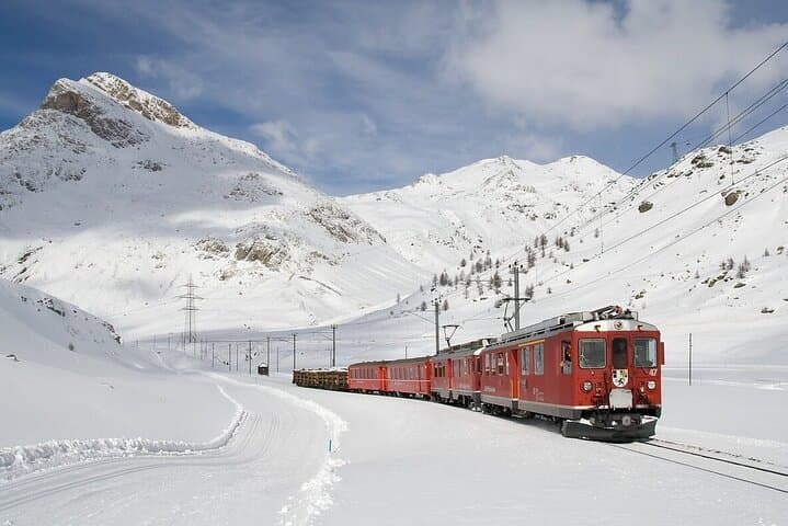 Bernina Express Day Trip from Milan: St. Moritz, Bernina Pass & Morteratsch Glacier photo 2