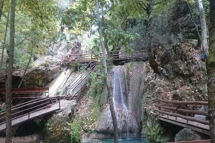 Hidden Paradise and Waterfalls Day Trip from Side — Swim, Lunch & Green Lake Boat photo 2