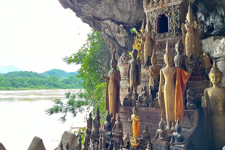 Pak Ou Caves & Kuang Si Falls Day Tour from Luang Prabang: Mekong Cruise, Buddha Caves & Hmong Village photo 5