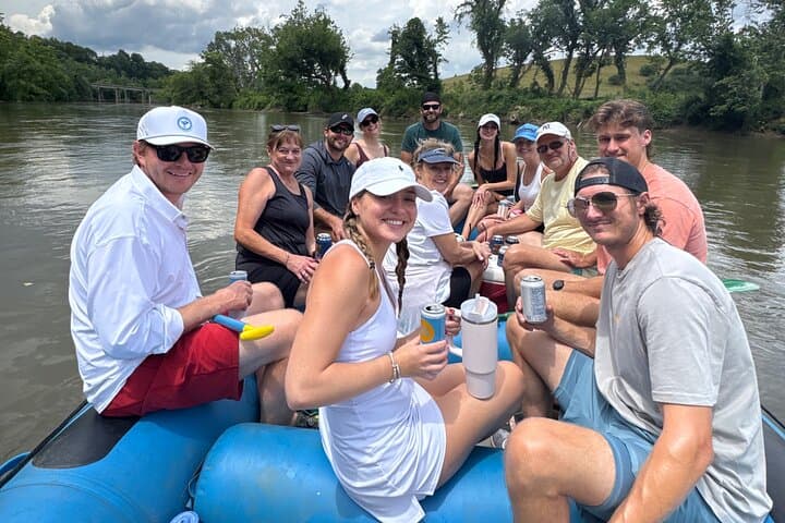 Floating Bar Crawl on the French Broad River — Asheville Raft Pub Tour photo 2