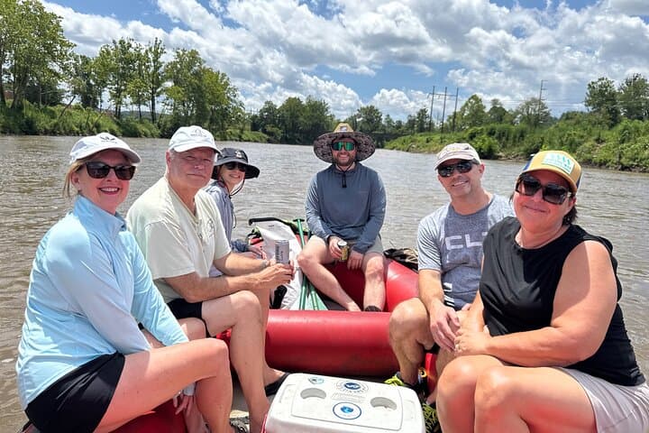 Floating Bar Crawl on the French Broad River — Asheville Raft Pub Tour photo 4