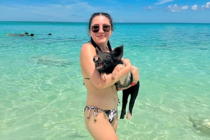 Swim with the Pigs on Rose Island — Private Beach Club Escape from Nassau photo 2