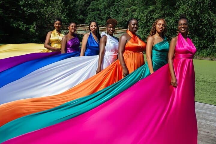 Dream Flying Dress Group Photoshoot in New York City photo 2