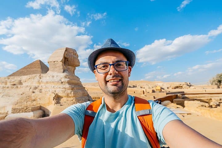 Cairo in a Day: Pyramids, Grand Egyptian Museum & Khan El Khalili from Sharm by Plane photo 1