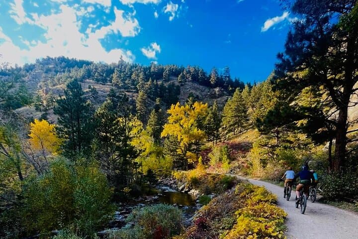 Boulder to Eldorado Canyon E-Bike Tour — Flatirons Views, Canyon Cliffs & Dushanbe Ice Cream