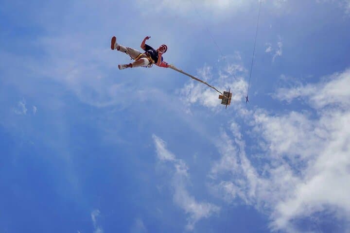 Double Adrenaline Bungee & Slingshot Combo near Cusco — 128m Free Fall and 130m Launch photo 3