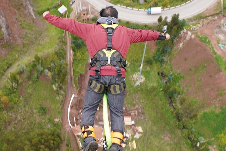 Double Adrenaline Bungee & Slingshot Combo near Cusco — 128m Free Fall and 130m Launch photo 5