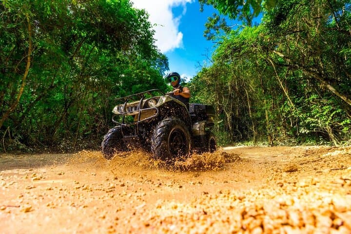 Half-Day Cancun ATV Adventure with Ziplines and Cenote Swim photo 4