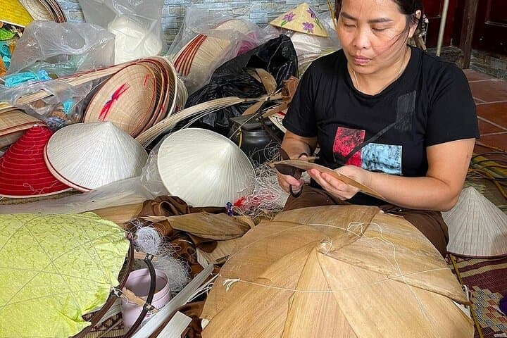 Half-Day Journey from Hanoi: Incense Village & Conical Hat Making Experience photo 4