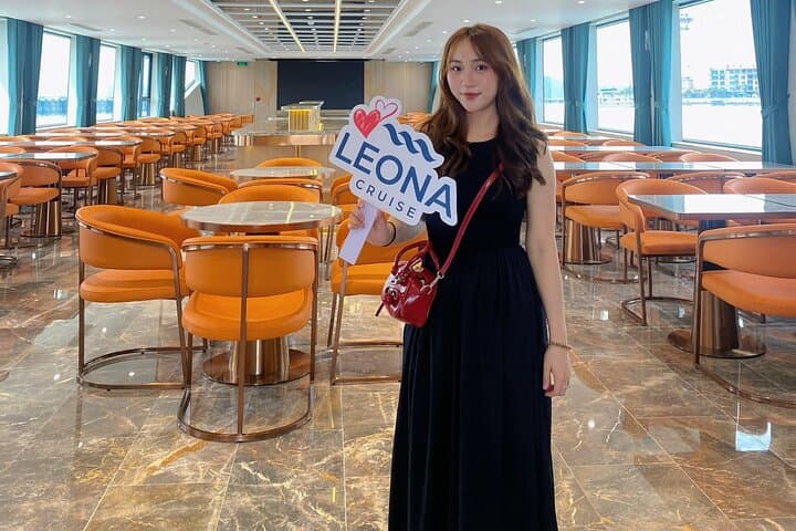 Leona Luxury Day Cruise: Halong Bay with Pool, Kayaks & Gourmet Lunch photo 4