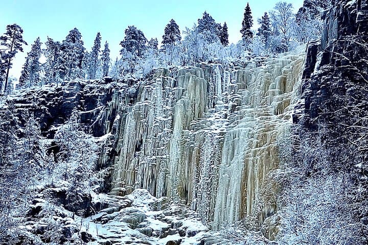 Korouoma Canyon Winter Hike: Explore Lapland's Icefalls from Rovaniemi photo 4