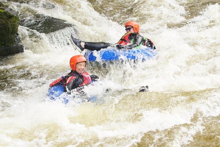Whitewater River Tubing on the River Dee — Llangollen Rapids Adventure photo 2
