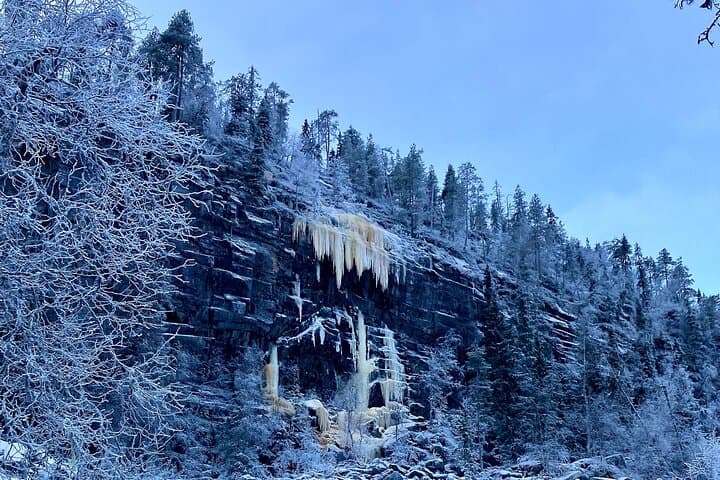Korouoma Canyon Winter Hike: Explore Lapland's Icefalls from Rovaniemi photo 5