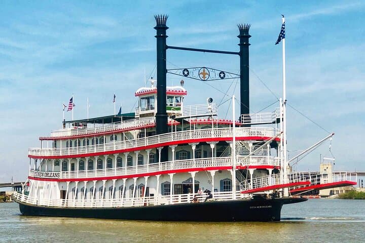 New Orleans City Tour + Steamboat Jazz Cruise: French Quarter to the Mighty Mississippi