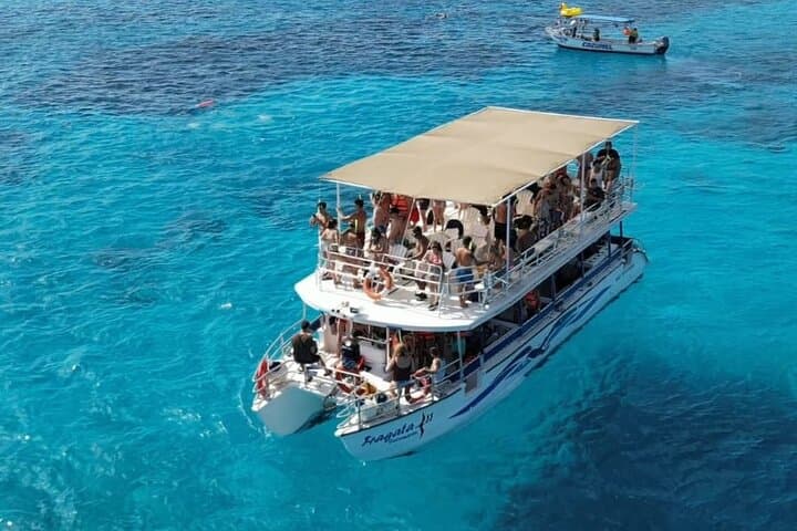 Cozumel Catamaran Snorkel at El Cielo with Open Bar & Beach Lunch photo 3