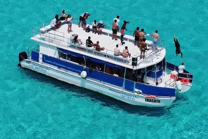 Cozumel Catamaran Snorkel at El Cielo with Open Bar & Beach Lunch photo 6