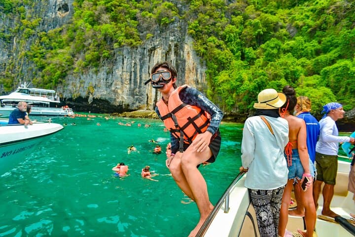 Phi Phi & Bamboo Island Speedboat Tour from Krabi — Maya Bay, Pileh Lagoon & Sunset