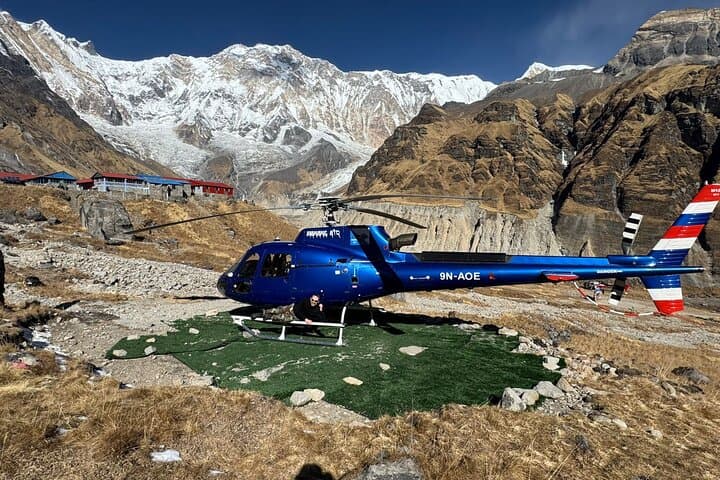 Helicopter Landing at Annapurna Base Camp from Pokhara — Scenic ABC Flight photo 4