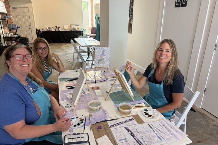 Aplomb Art Cafe Creative Session in Dover: 90-Minute Guided Art Making
