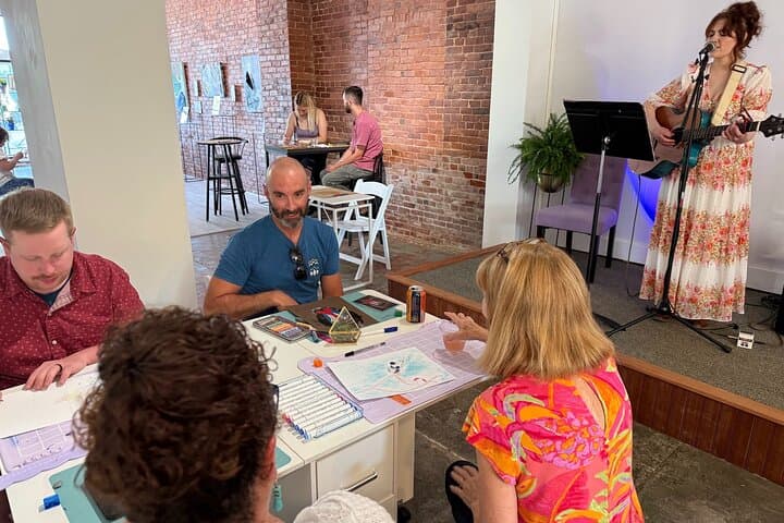 Aplomb Art Cafe Creative Session in Dover: 90-Minute Guided Art Making photo 2