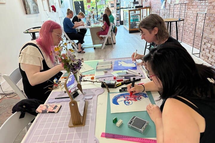 Aplomb Art Cafe Creative Session in Dover: 90-Minute Guided Art Making photo 6