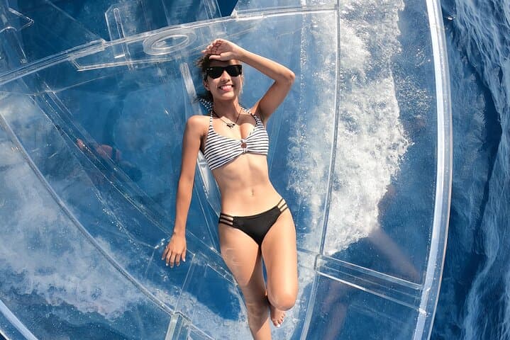 Cancun Clear Boat Tour: See Nichupté Lagoon and the Caribbean Below photo 4