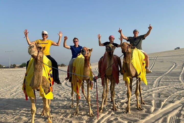 Doha Gold Dune Safari: Dune Bashing, Camel Ride, Sandboarding & Inland Sea Excursion photo 3
