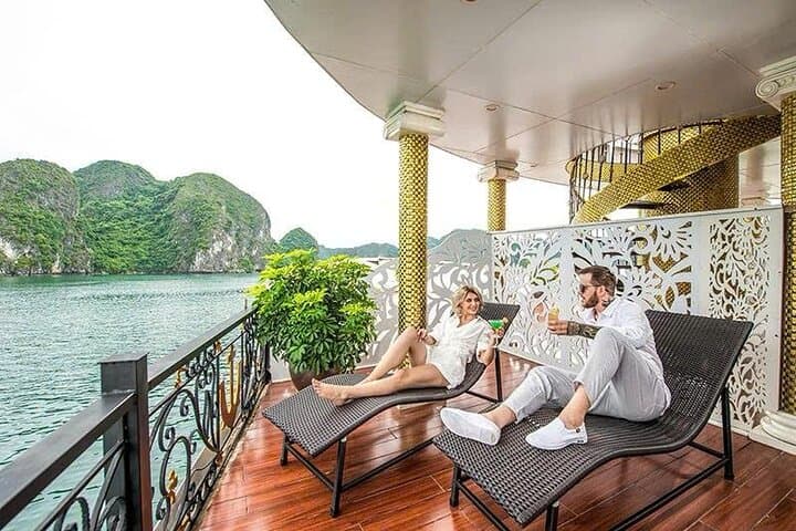 Overnight Halong Bay Cruise on Verdure Lotus Grandeur — Kayak, Caves & Sunrise Tai Chi