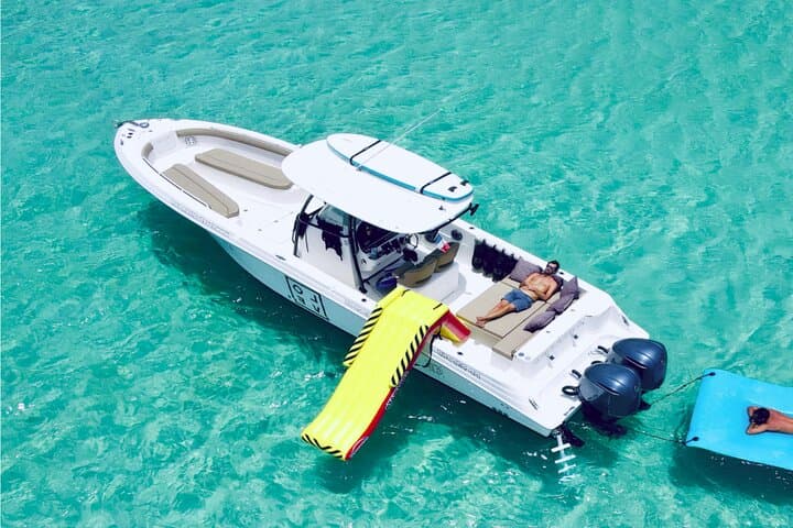 Full-Day St Martin Private Boat Charter: Snorkel Tintamarre, Ile Pinel & Hidden Bays