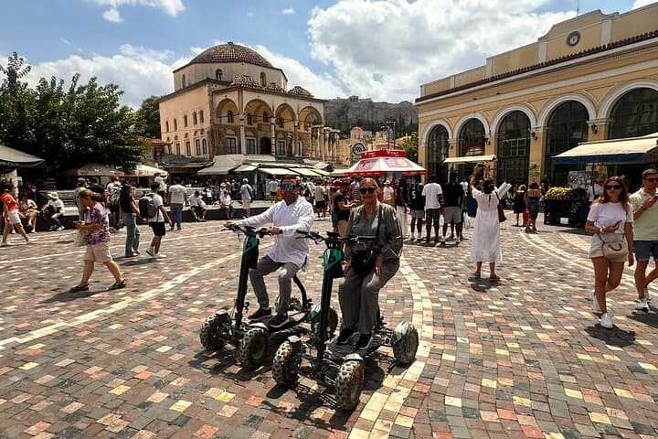 Cruise Ancient Athens on an Electric ATV Scooter — Plaka, Acropolis & Agora