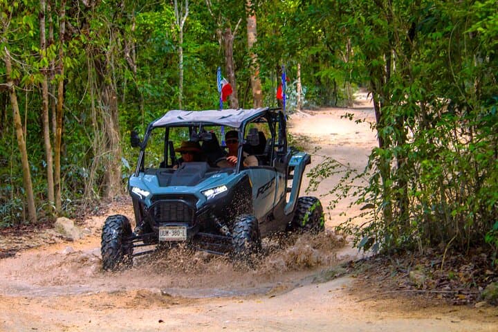 Cozumel RZR Jungle Run to Jade Cavern and Chula’s Beach Club: Off-Road Thrill + Beach Relaxation photo 2