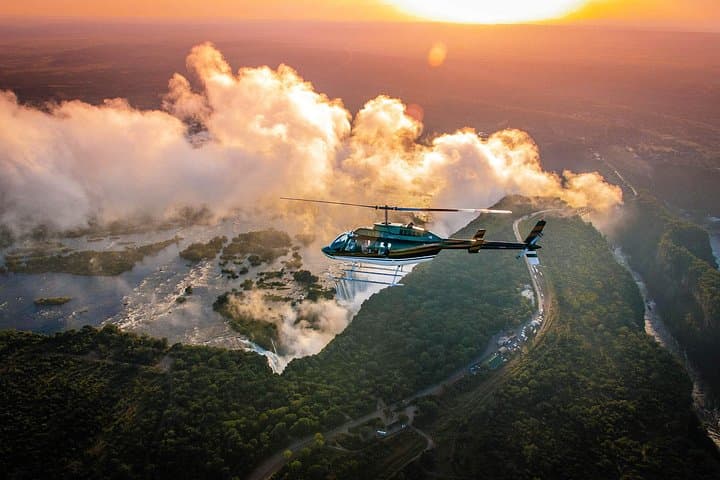 Victoria Falls Helicopter Scenic Flight: Aerial Views & Zambezi Wildlife photo 1