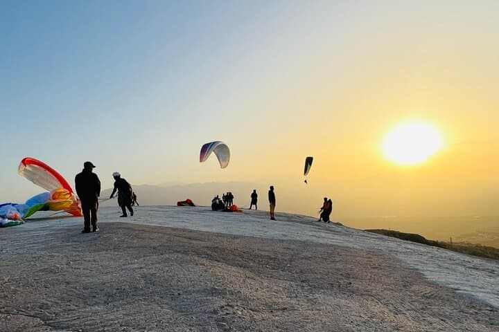 Sunset Paragliding Over Agafay Desert from Marrakech — Tandem Flight & Desert Sunset photo 3