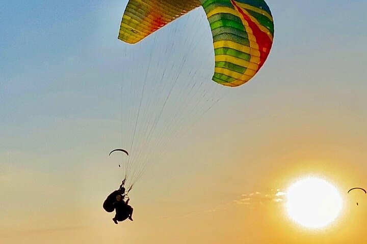 Sunset Paragliding Over Agafay Desert from Marrakech — Tandem Flight & Desert Sunset photo 4