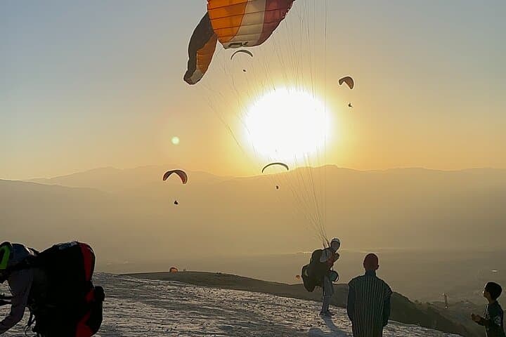 Sunset Paragliding Over Agafay Desert from Marrakech — Tandem Flight & Desert Sunset photo 5