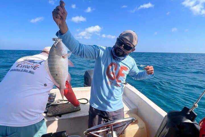 Holbox Fishing and Snorkeling at Cabo Catoche with Fresh Ceviche