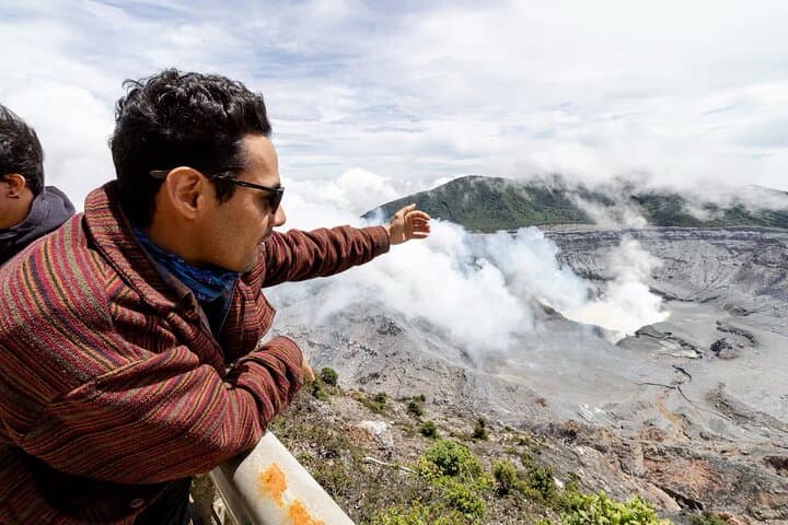Poás Volcano Half-Day Small-Group Tour from San José — Crater Views & Coffee Farm