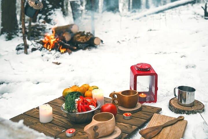 Levi Wilderness Dinner: Sauna, Riverside Feast & Northern Lights photo 3