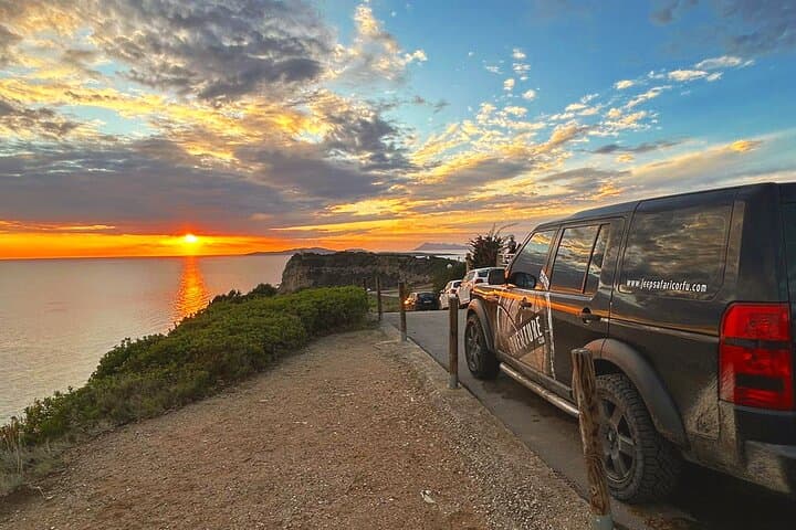 Private Sunset Jeep Safari in NW Corfu — Cape Drastis, Afionas & Dinner photo 3