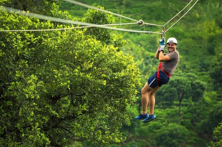 Cozumel Zip Line & Beach Day at KUZÁ: Buffets, Open Bar & Treetop Views photo 3