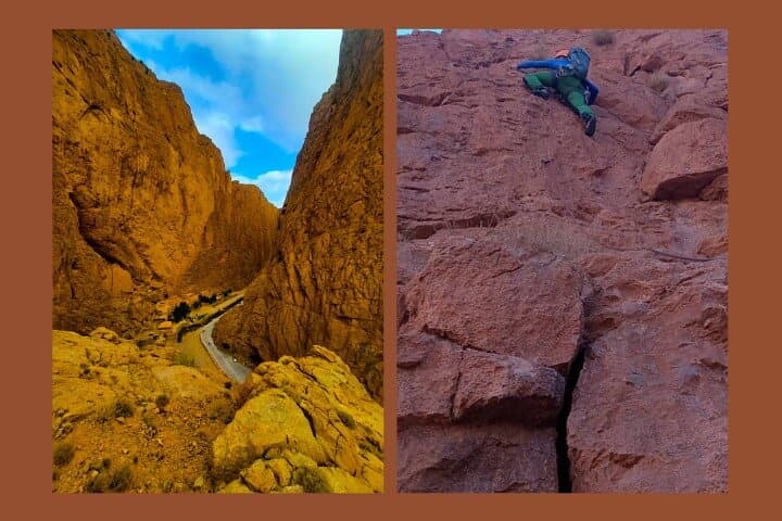 Todgha Gorge Rock Climbing: Guided Multi-Pitch Limestone Routes in Morocco photo 3