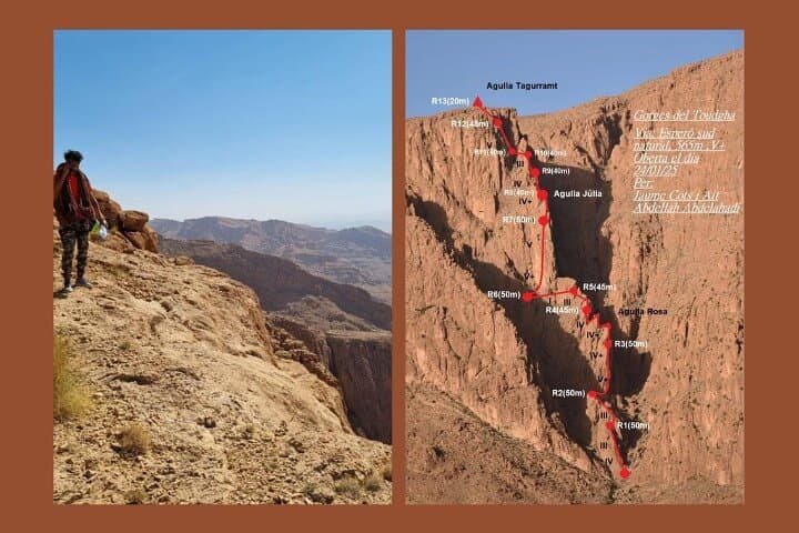 Todgha Gorge Rock Climbing: Guided Multi-Pitch Limestone Routes in Morocco photo 5