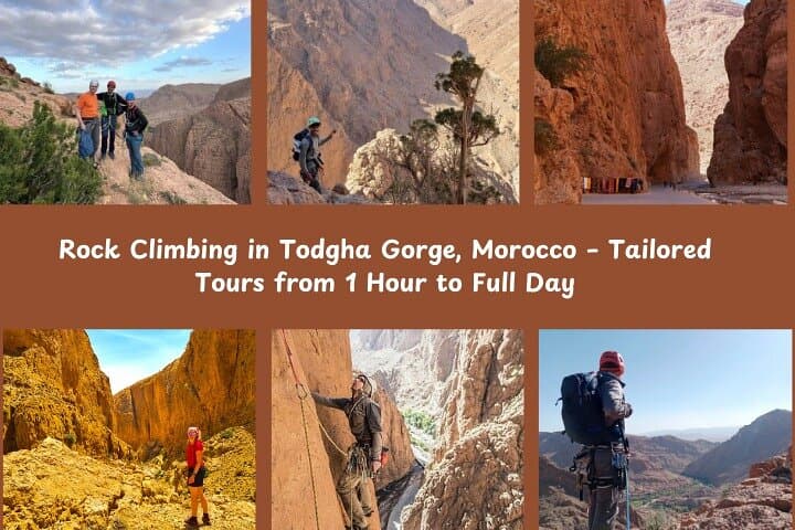 Todgha Gorge Rock Climbing: Guided Multi-Pitch Limestone Routes in Morocco