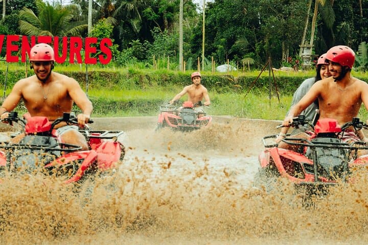 Ubud ATV & Ayung River Rafting Combo: Jungle Trails, Rice Fields and Cave photo 2