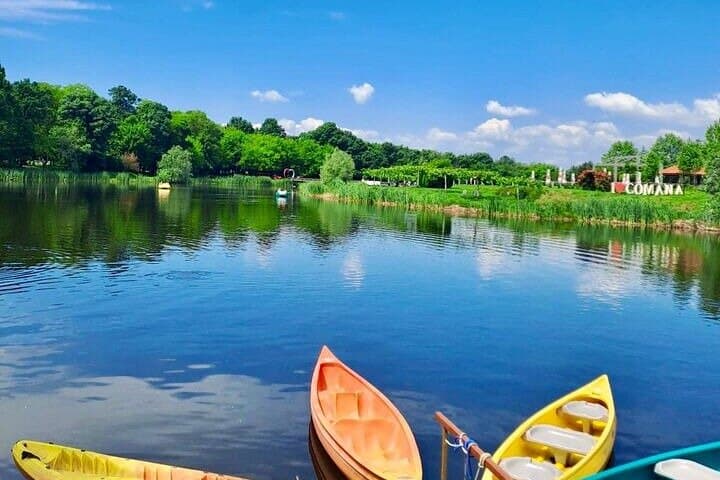 Comana Adventure Park: Tree-Top Courses, Lake Boats & Romanian Grill