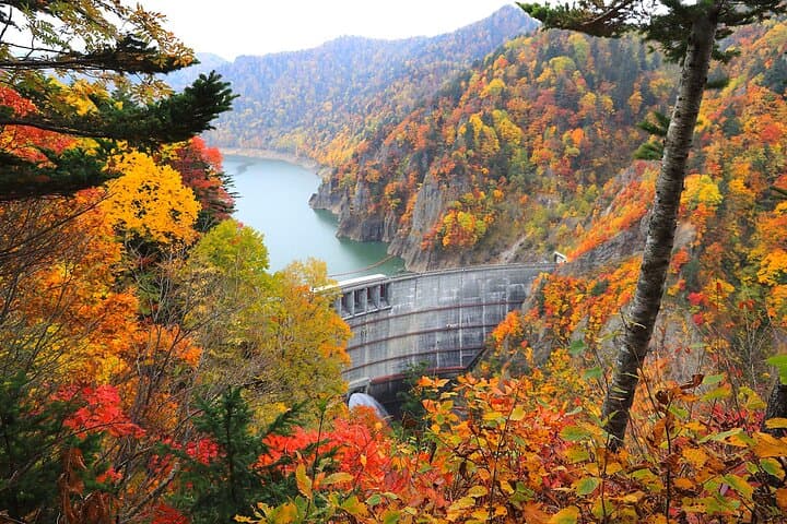 Hoheikyo Dam and Hoheikyo Onsen Autumn Day Trip from Sapporo