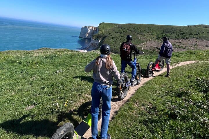 Etretat Electric Scooter Hike: All-Terrain Discovery Ride Along Normandy Cliffs photo 4