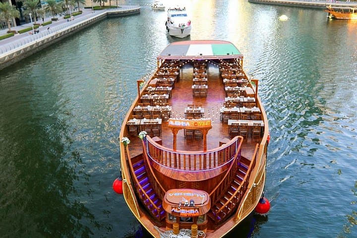 Dubai Marina Luxury Dhow Cruise: Radisson Blu Dinner, Live Music & Tanoura Show photo 2