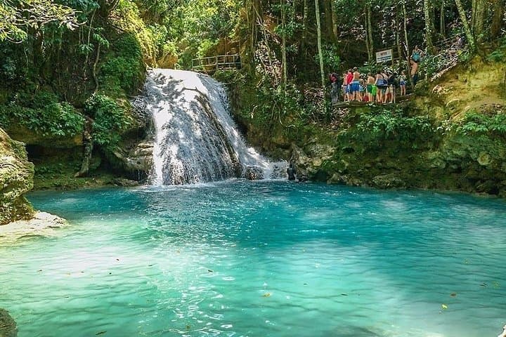 Blue Hole and Dunn's River Falls Tour from Montego Bay — Ocho Rios Waterfall Adventure photo 3